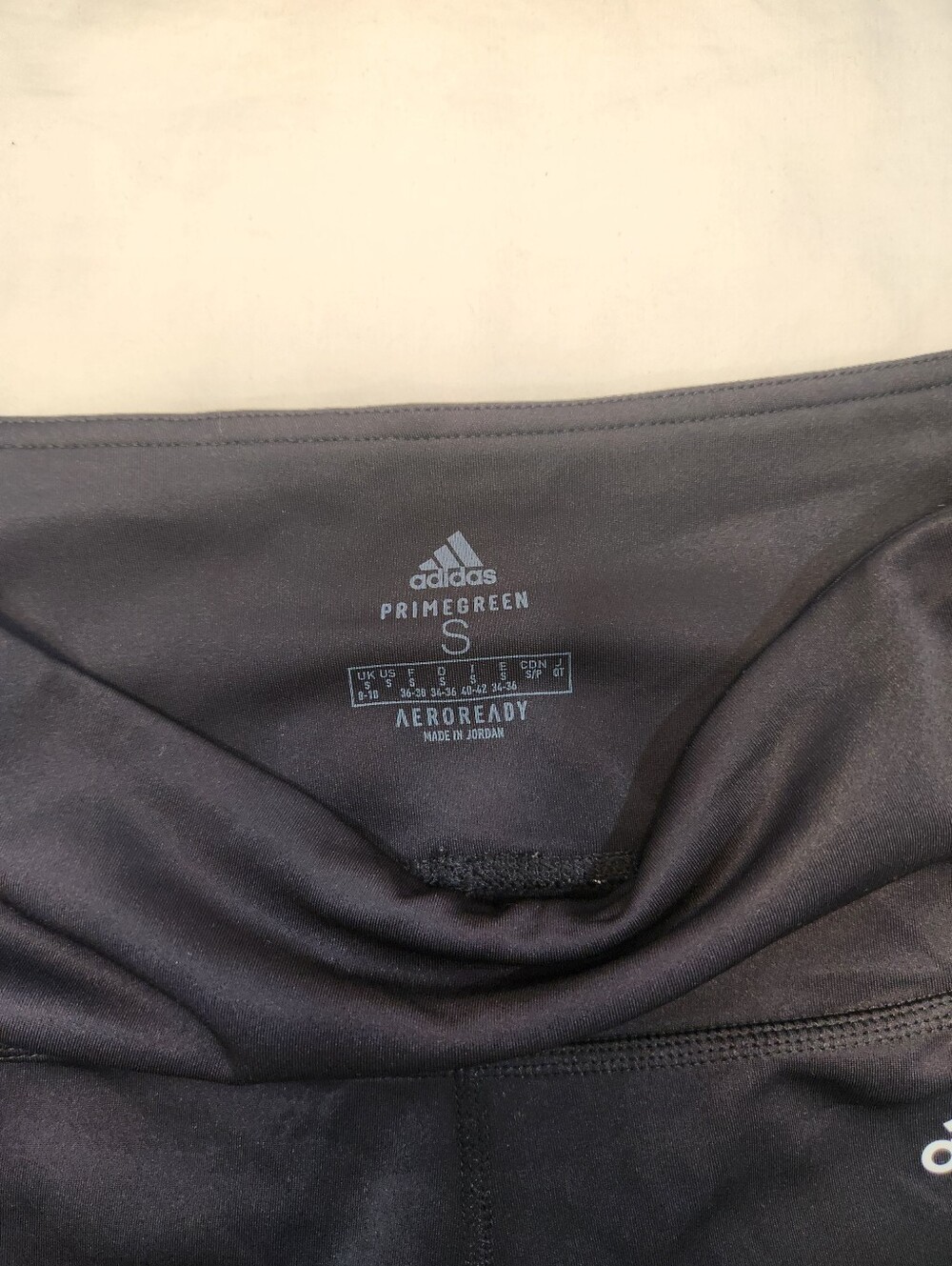 Adidas Womens Black Aeroready Biker Shorts - Small